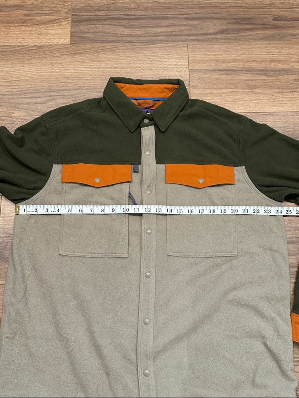 NEW Patagonia Long Sleeve Early Rise Snap Shirt in Seabird Grey Size Large - Picture 11 of 13
